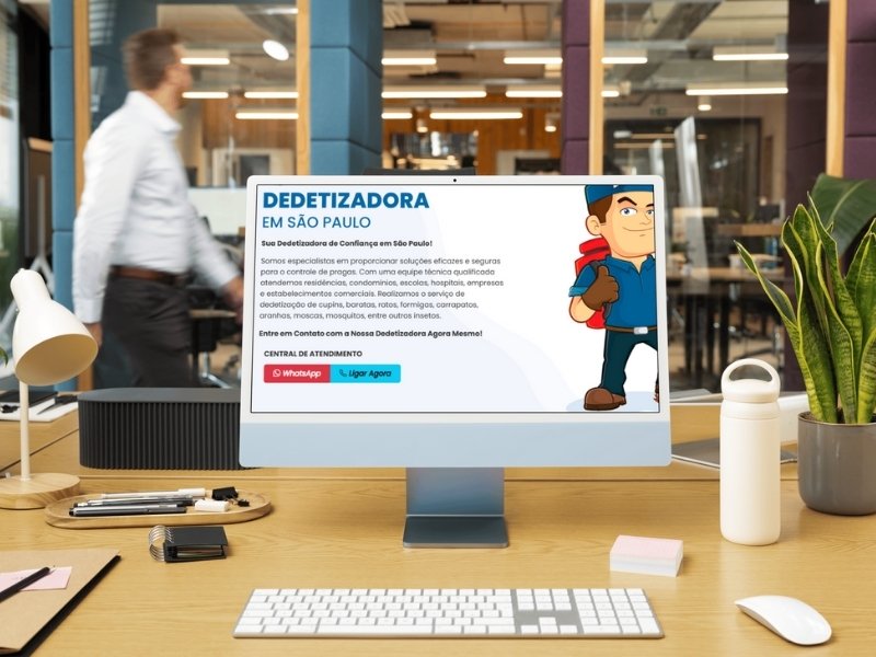 Site Eficiente para Dedetizadoras